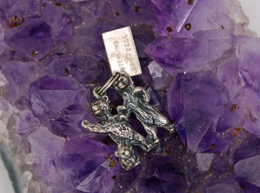 Sterling Silver Bell Trading Post Yellowstone National Park Bear Charm